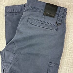 DU/ER Jeans Mens‎ 34x32 T2X Straight Leg Pants (34x34) Stretch Comfort SnapAnkle